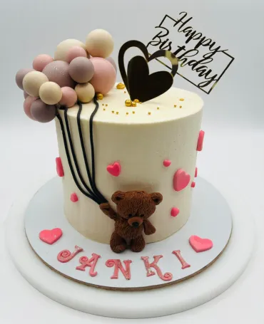 Elegant white fondant cake Maison De Treats