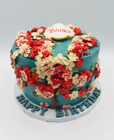 Flower design Cake