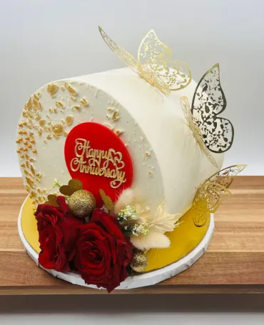 Smooth cream cheese red velvet